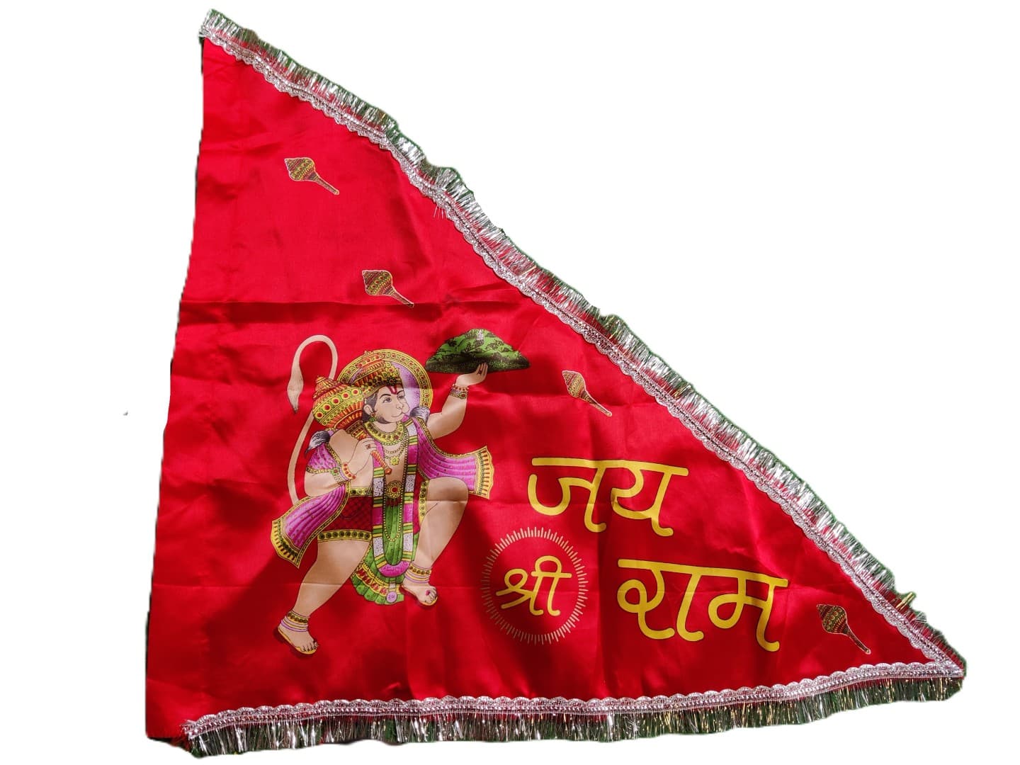 Shree Balaji Printed Nishan — Design 21, Red, 0.50M